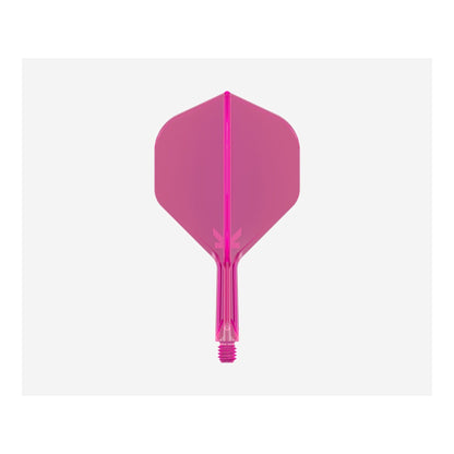 Target K-Flex Neon Pink No.2 Flight System vertical side view