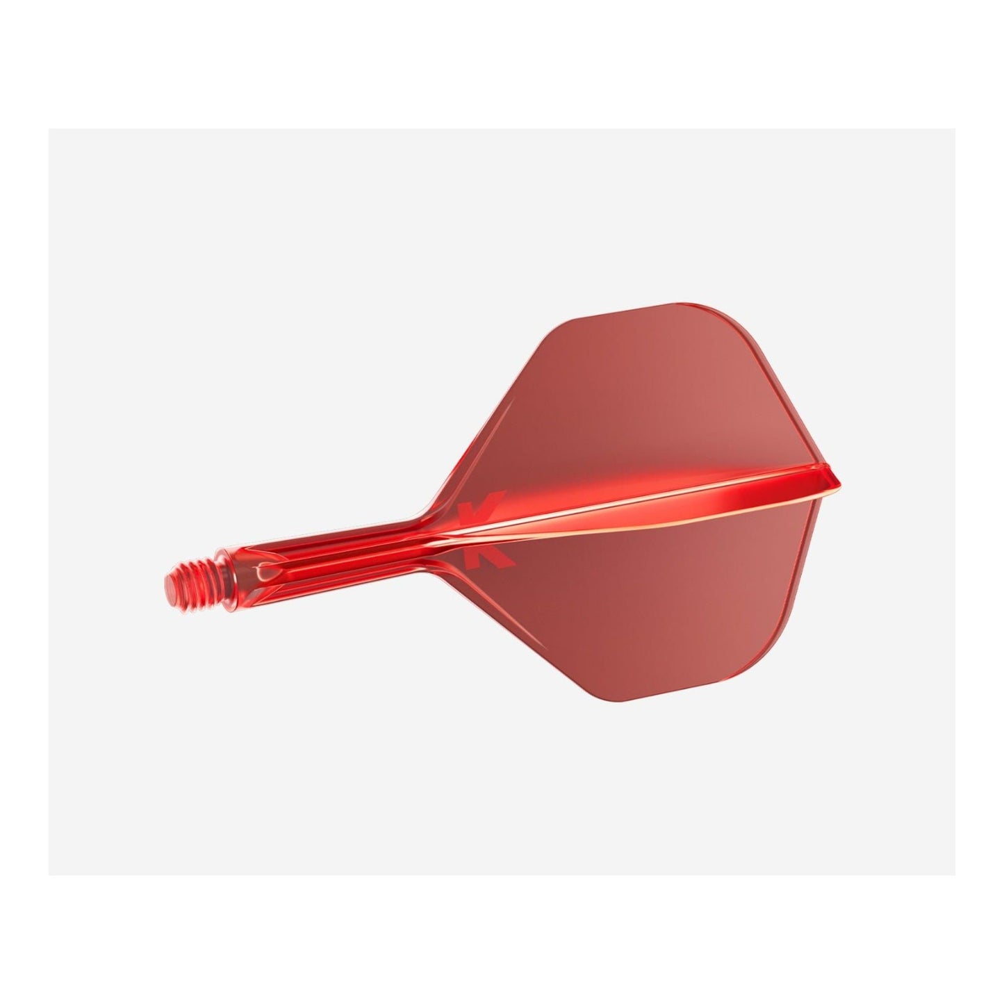 Target K-Flex No.2 Red Integrated Flight and Shaft System Standard Shape side view
