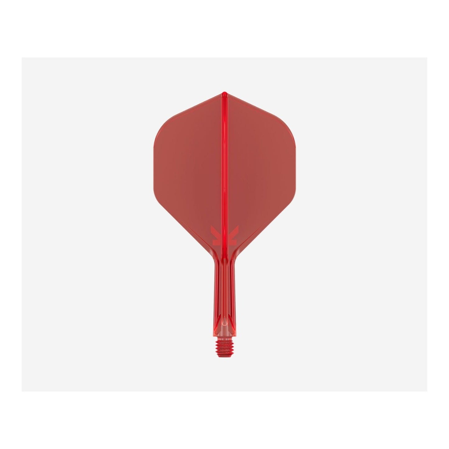 Target K-Flex No.2 Red Integrated Flight and Shaft System Standard Shape vertical view