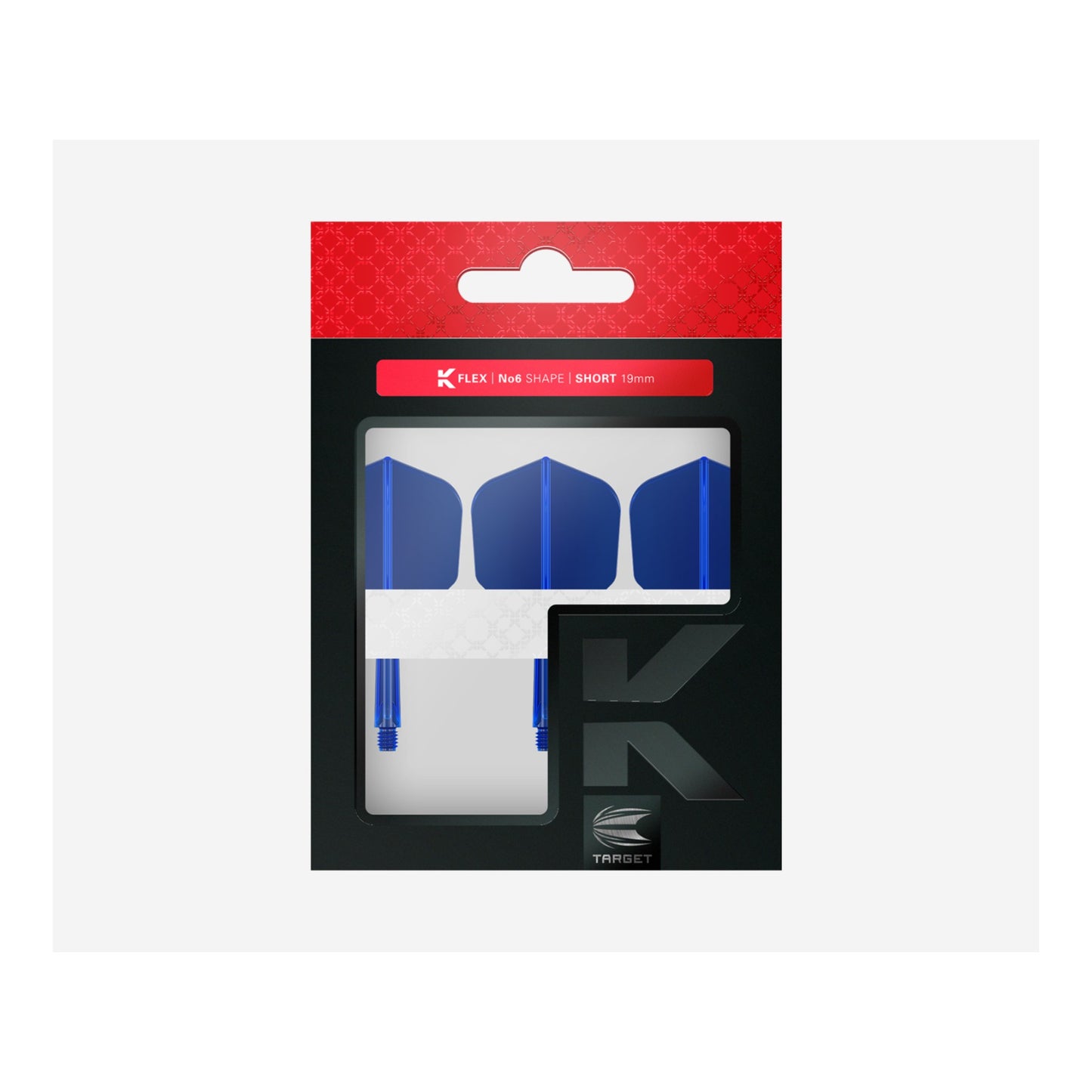 Target K-Flex No.6 Blue flight system packaging front view