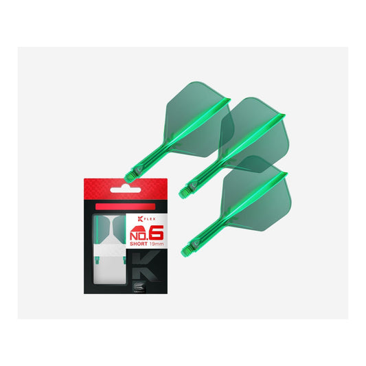 Target K-Flex No.6 Integrated Flight System - Green [Ships Fast from Ontario]