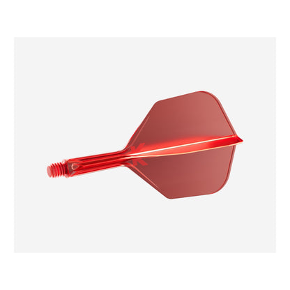 Target K-Flex Red integrated flight and shaft system No 6 shape side view