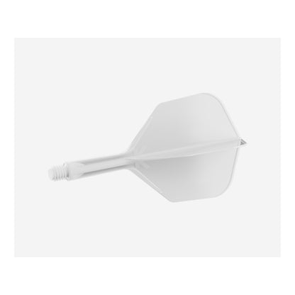 Target K-Flex No.6 Integrated Flight & Shaft System - White | Ships from Canada