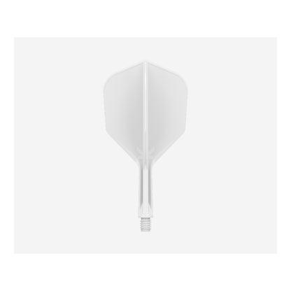 Target K-Flex No.6 Integrated Flight & Shaft System - White | Ships from Canada