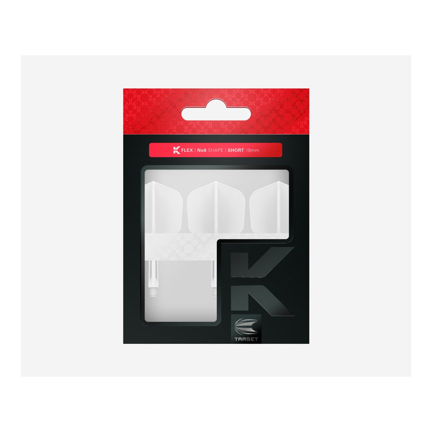 Target K-Flex No.6 Integrated Flight & Shaft System - White | Ships from Canada