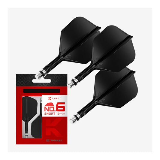 Target K-Shift No.6 Black Short Flight System packaging