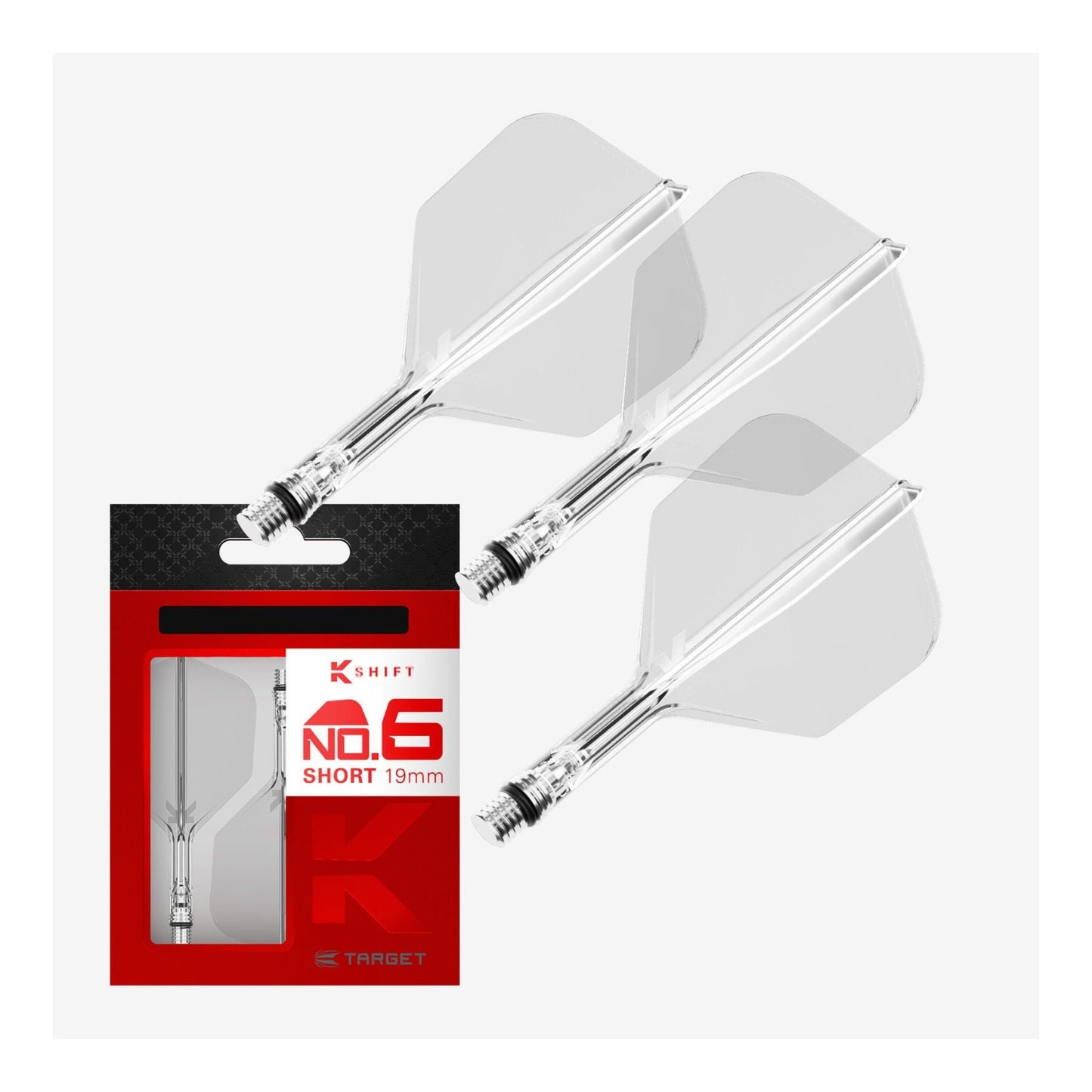 Target K-Shift No.6 Clear flight system short length packaging