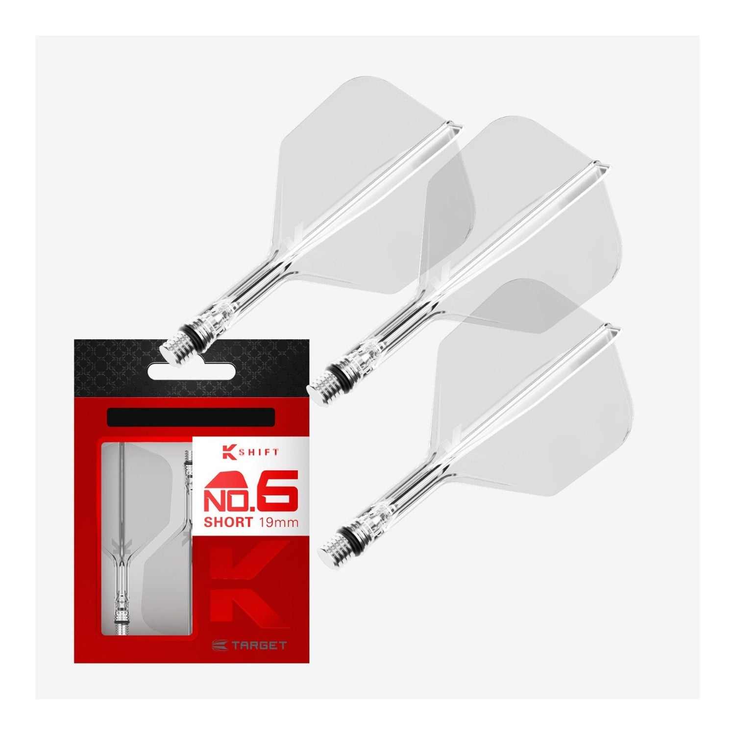 Target K-Shift No.6 Clear flight system short length packaging