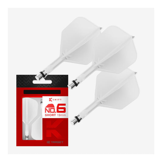 Target K-Shift No.6 White Integrated Flight System - Front View