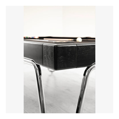 Close-up of a black and silver electronic device on a white background