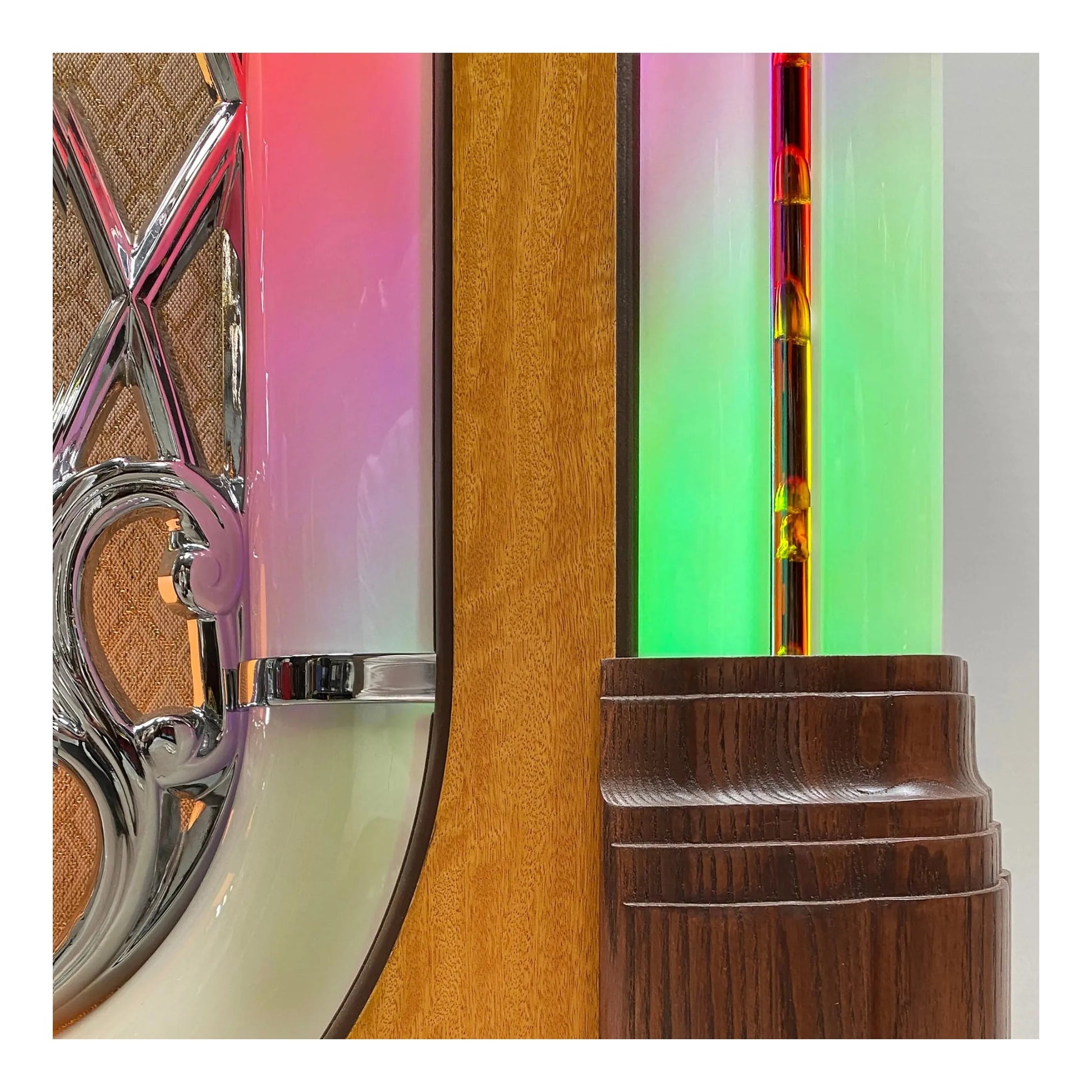 Makeup product with colorful packaging and wooden design