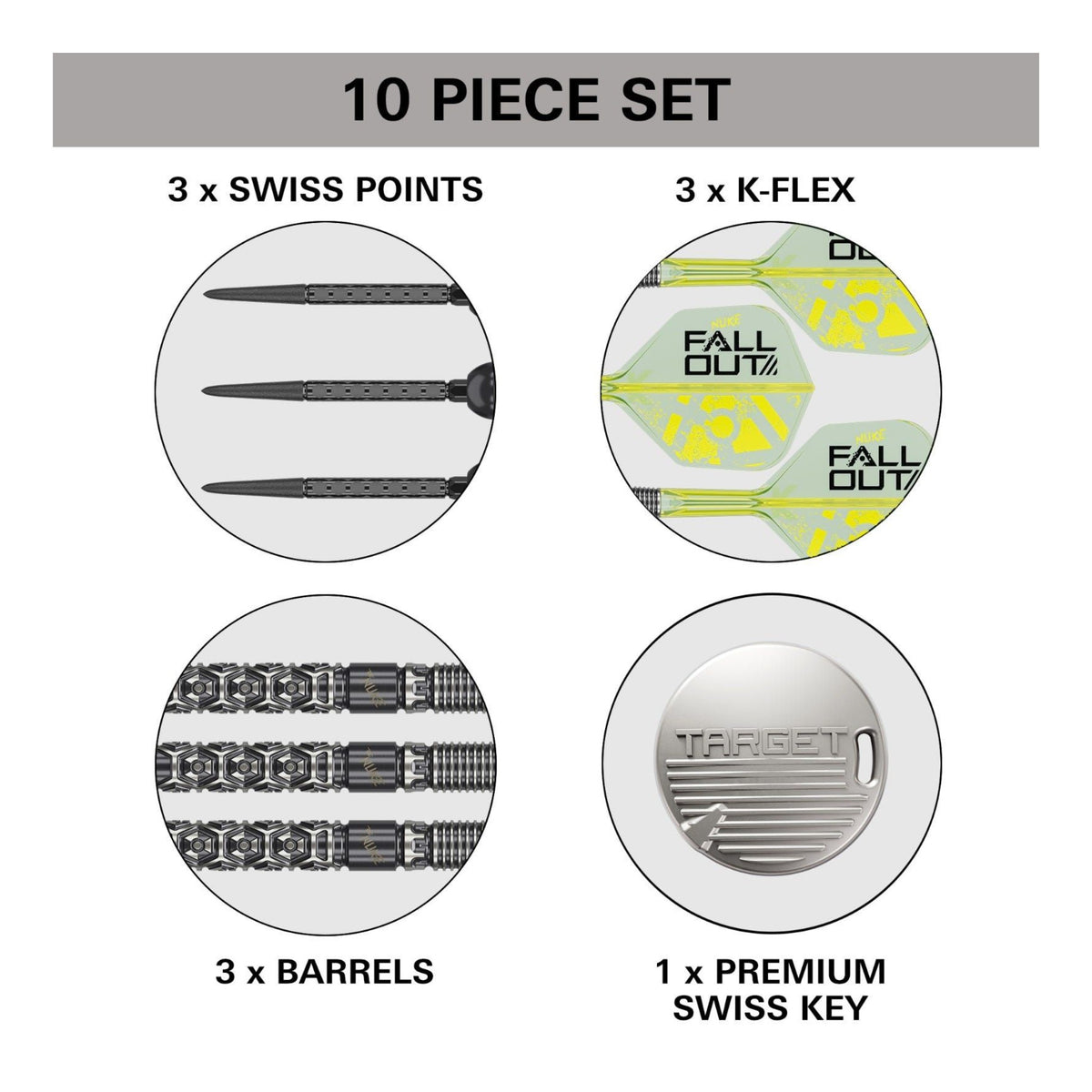 Luke Littler Nuke Fallout SP 90% Tungsten Darts | Kingston Billiards & Games