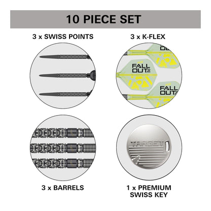 Luke Littler Nuke Fallout SP 90% Tungsten Darts | Kingston Billiards & Games
