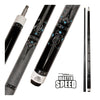 Master Speed F2 Carbon Fiber Pool Cue (Black/Grey/Light Blue)
