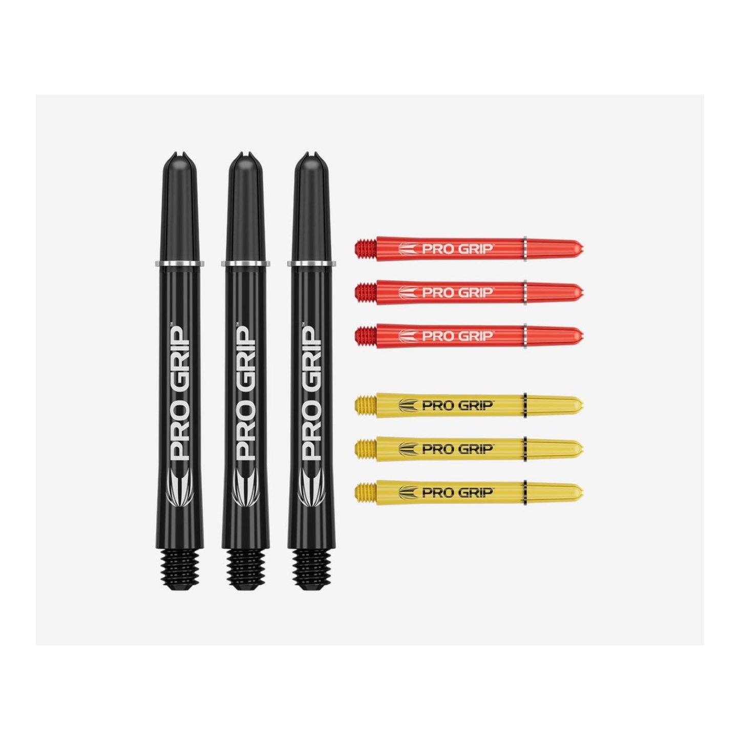 Target Pro Grip Colour Multi Pack - Black, Red & Yellow (3 Sets)