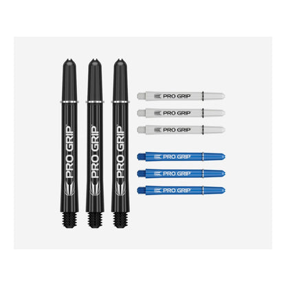 Target Pro Grip Colour Multi Pack - Black, White & Blue (3 Sets)