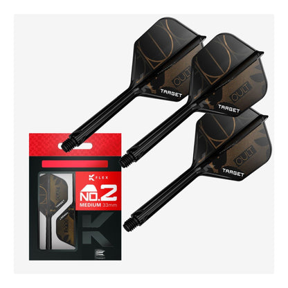 Cult K-Flex No.2 Integrated Dart Flights & Shafts