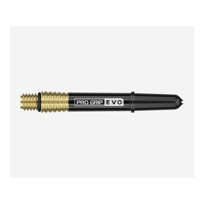Target Pro Grip Evo Gold Shafts | Canada's Duty-Free Darts Hub<