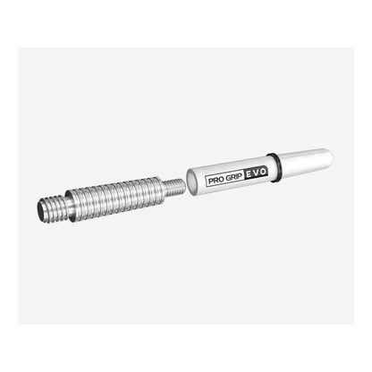 Target Pro Grip Evo White Shafts | Canada's Duty-Free Darts Hub