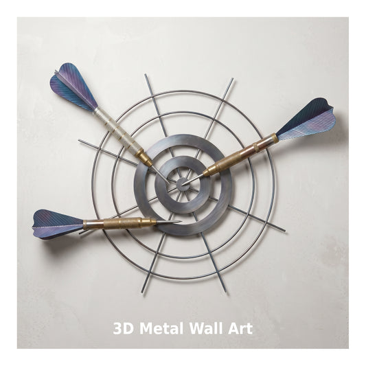 3D Metal Art Darts