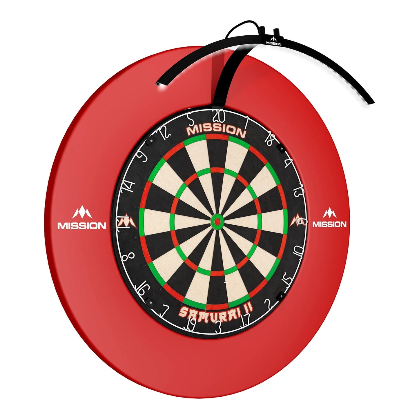 Detail of Mission Torus 100 clip mechanism attaching to bristle board