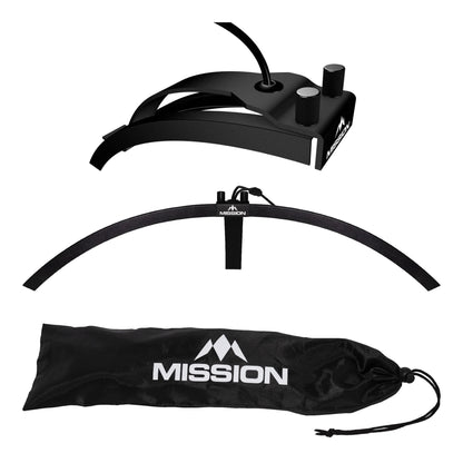 Mission Torus 100 light folded compactly for travel in luggage