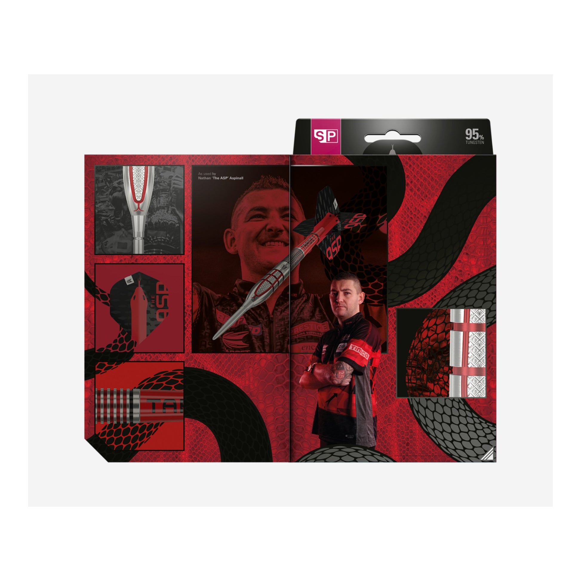 Target Darts Nathan Aspinall G2 packaging box and contents