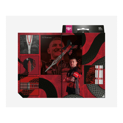 Target Darts Nathan Aspinall G2 packaging box and contents