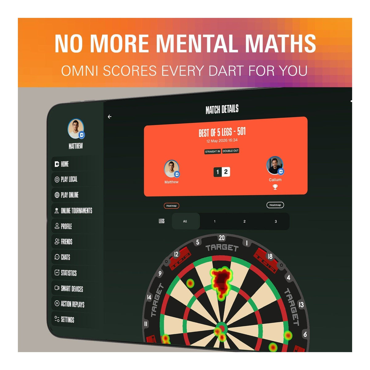 Omni Auto Scoring System by Target Darts | Kingston Billiards & Games