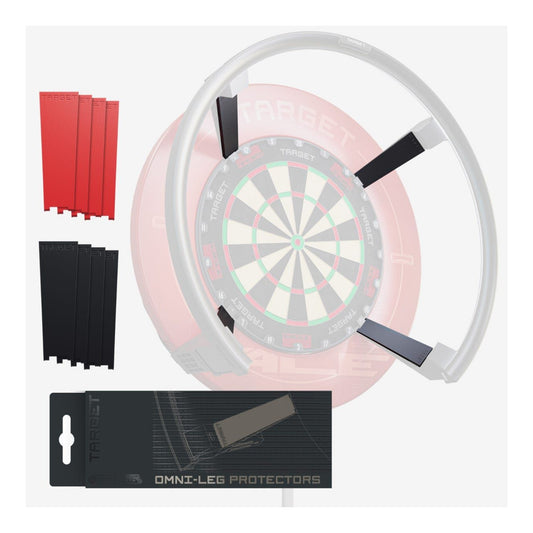 Target Darts Omni Leg Protectors installed on scoring system