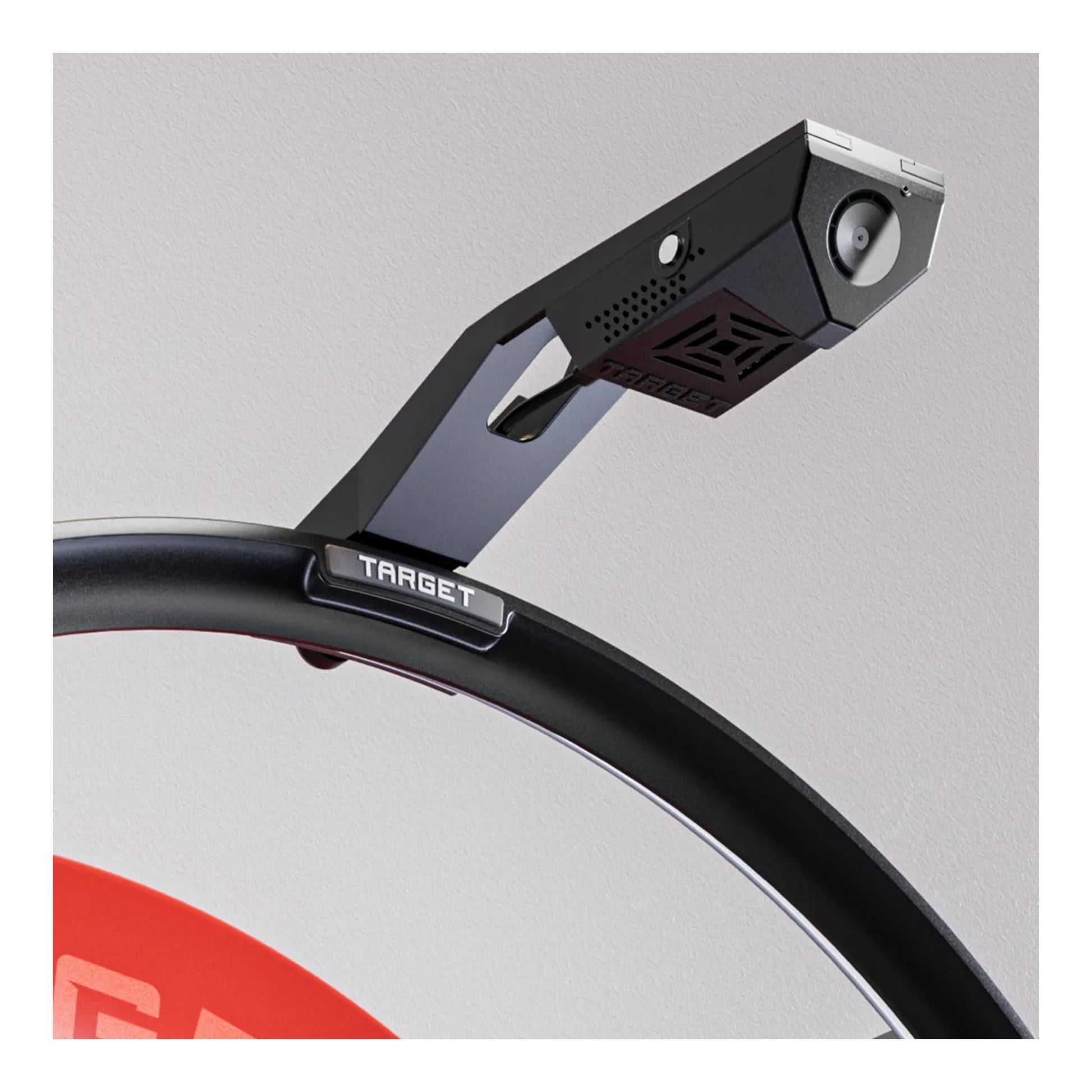 Close up of Omni Virt Arm cable management runners