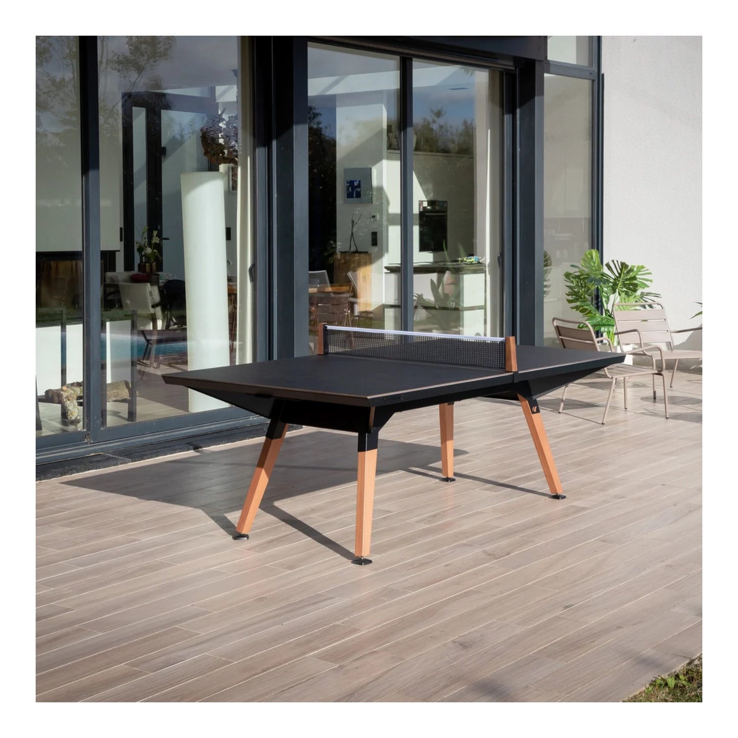 Origin Mid Size Table Tennis & Dining Table - Black