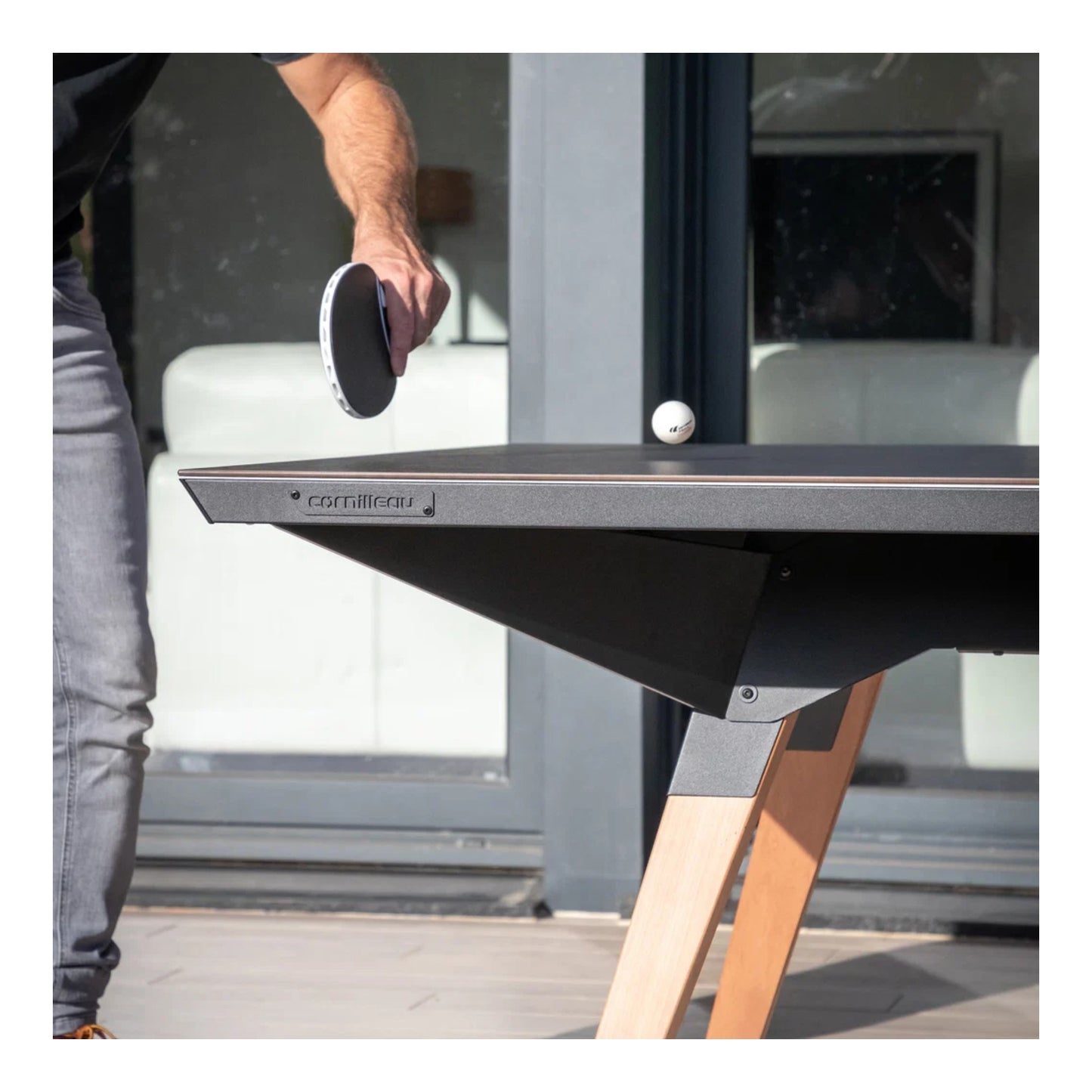 Origin Mid Size Table Tennis & Dining Table - Black