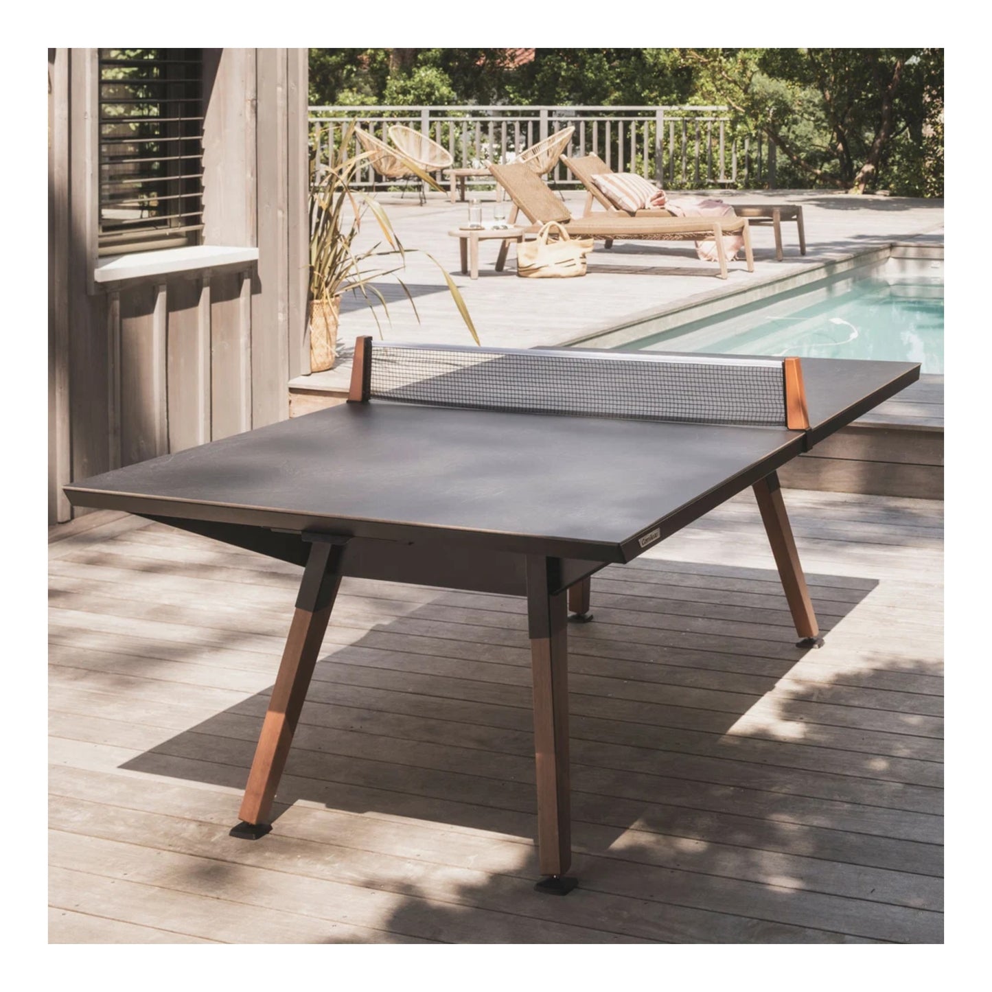 Origin Mid Size Table Tennis & Dining Table - Black