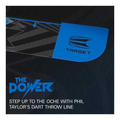 Target Phil Taylor "The Power" Ghost Throw Line | Premium Oche Marker Canada