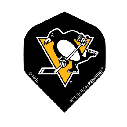 Pittsburgh Penguins logo on a black background