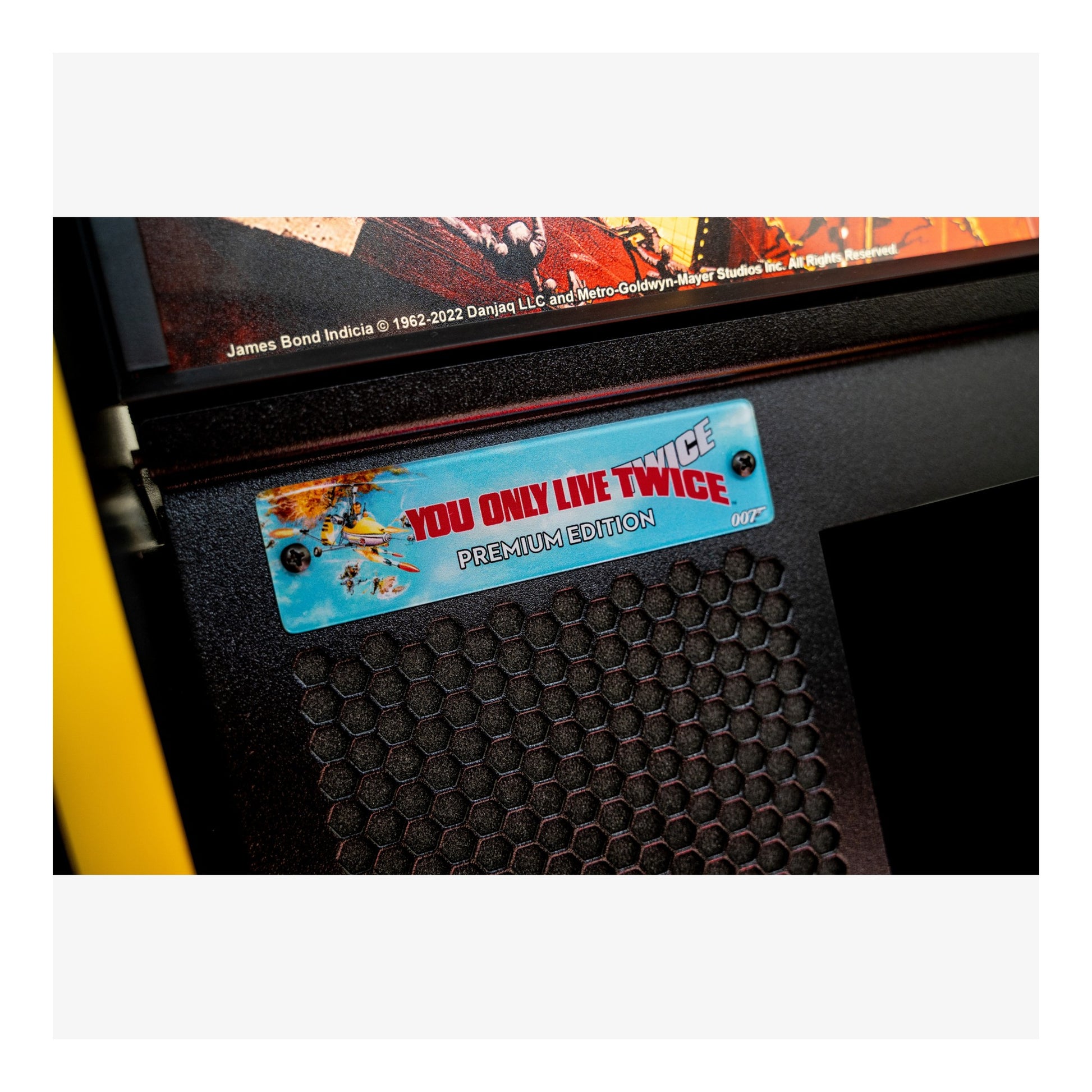 James Bond 'You Only Live Twice' premium edition label on a product