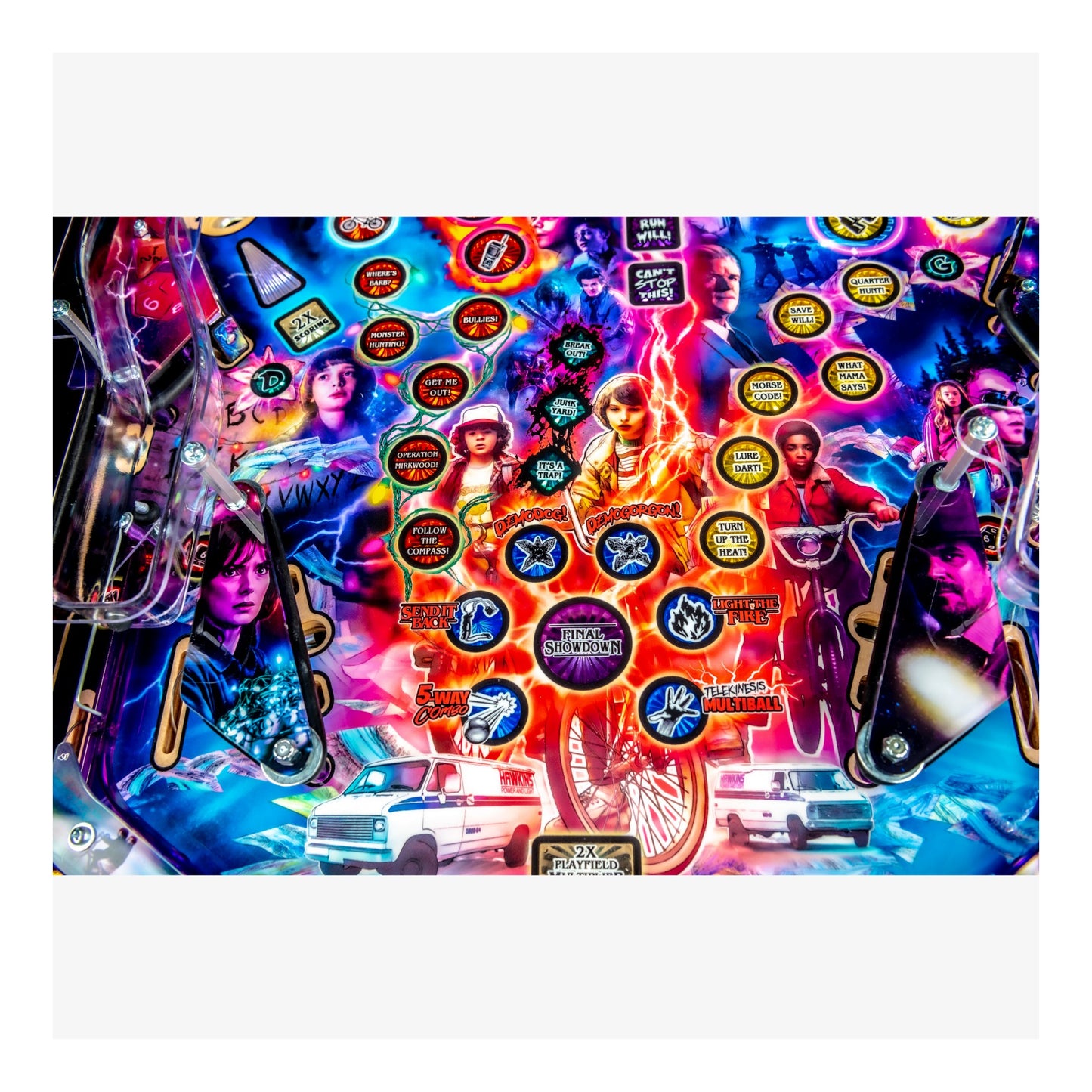 Colorful product packaging with characters and logos on a white background