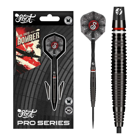 Shot Darts Carl Sneyd Pro Series packaging box 90% Tungsten Steel Tip Darts
