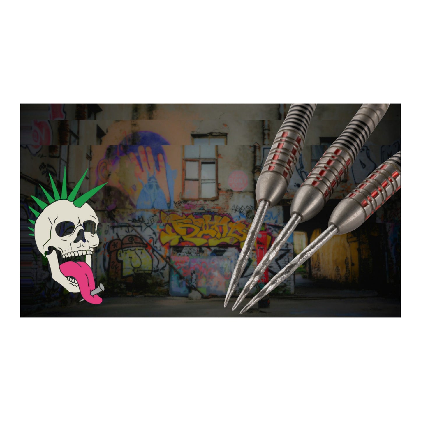 Punk Points Anarchist steel dart points size comparison and design overview