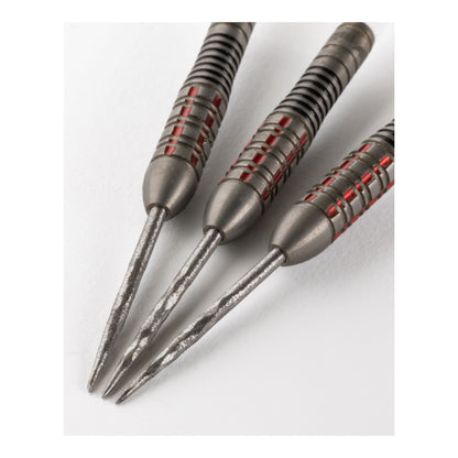 Punk Points Anarchist standard dart point installed in a dart barrel