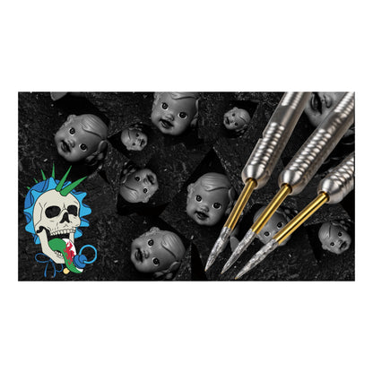 Illustrated artwork showcasing the Mike Huntley Babyface Punk Points design and Anarchist grip