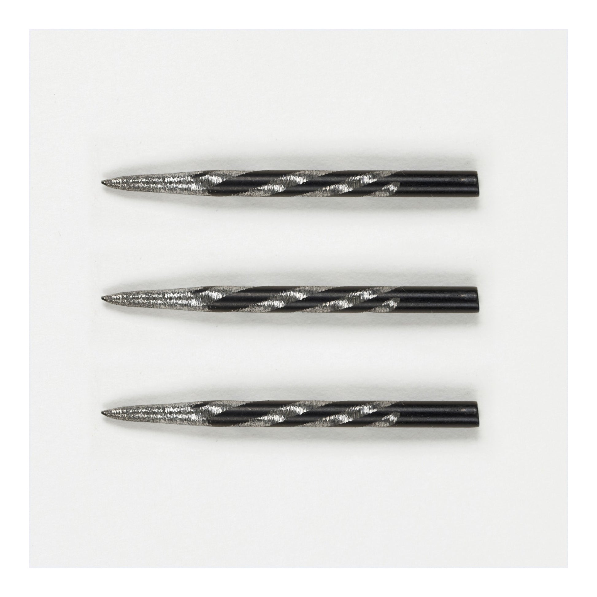 Group of Punk Points Paranoid standard and screw-in dart points laid out
