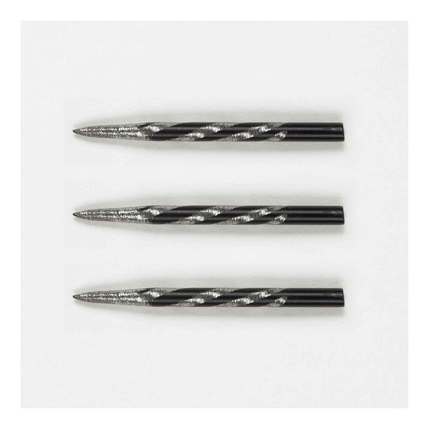 Group of Punk Points Paranoid standard and screw-in dart points laid out