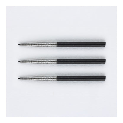 Close up of Punk Phantom dart points showcasing the rough grip exterior