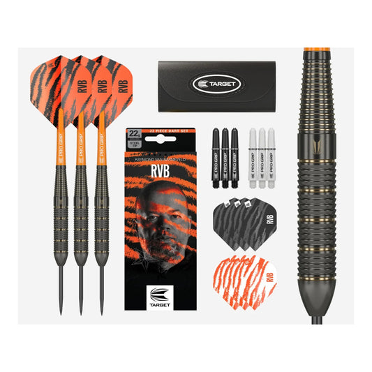 Target RVB Brass Steel Tip Darts: The Ultimate 22-Piece Starter Kit