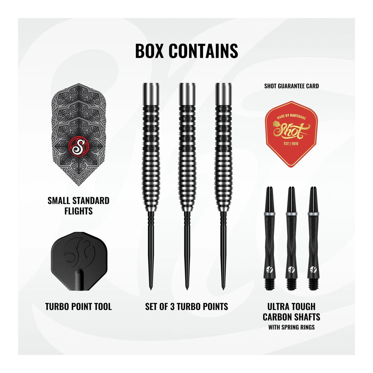 Pro Series Raymond Smith Guru Turbo Point - 90% Steel Tip Darts