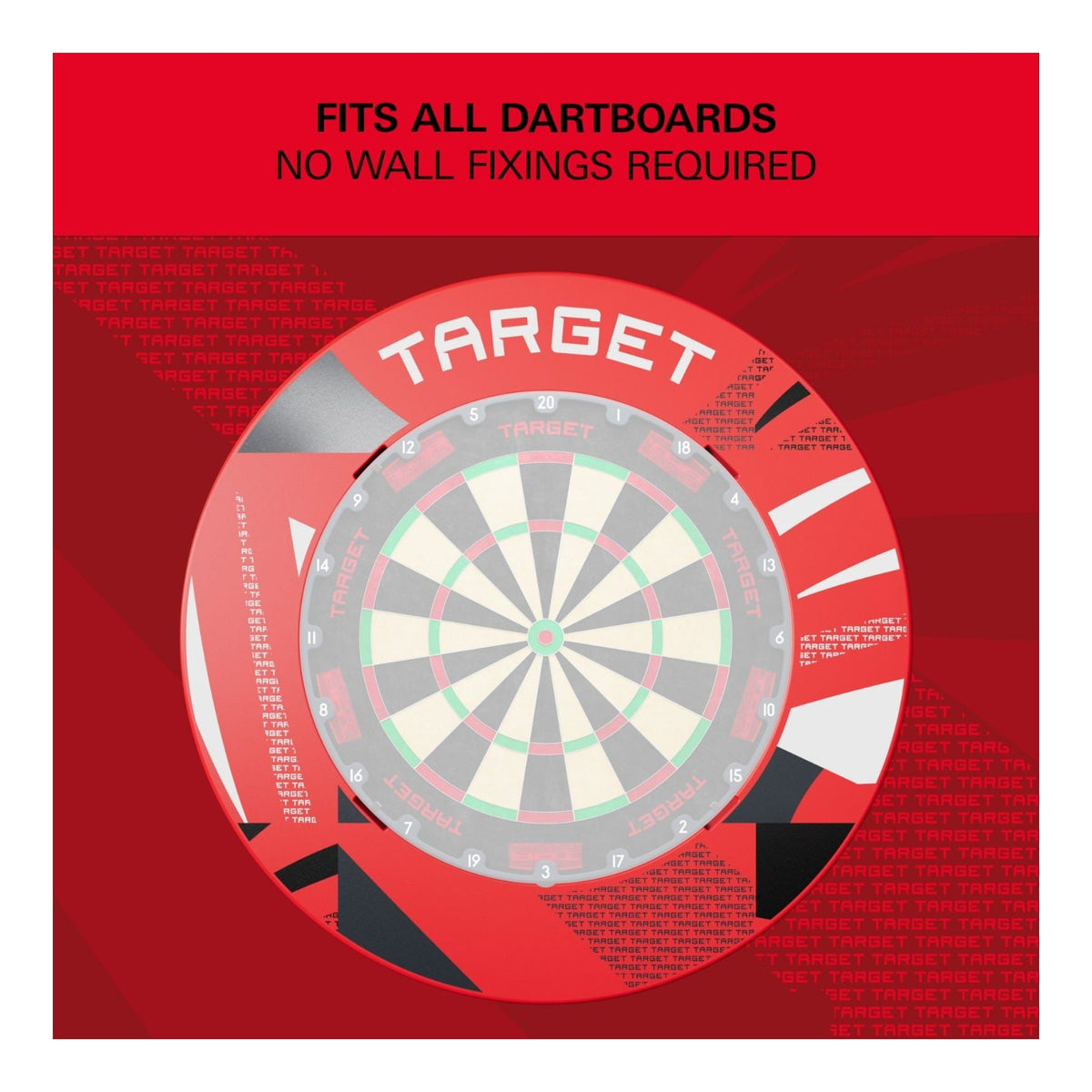 Target Darts Patterned Notched Dartboard Surround | Kingston Billiards & Games