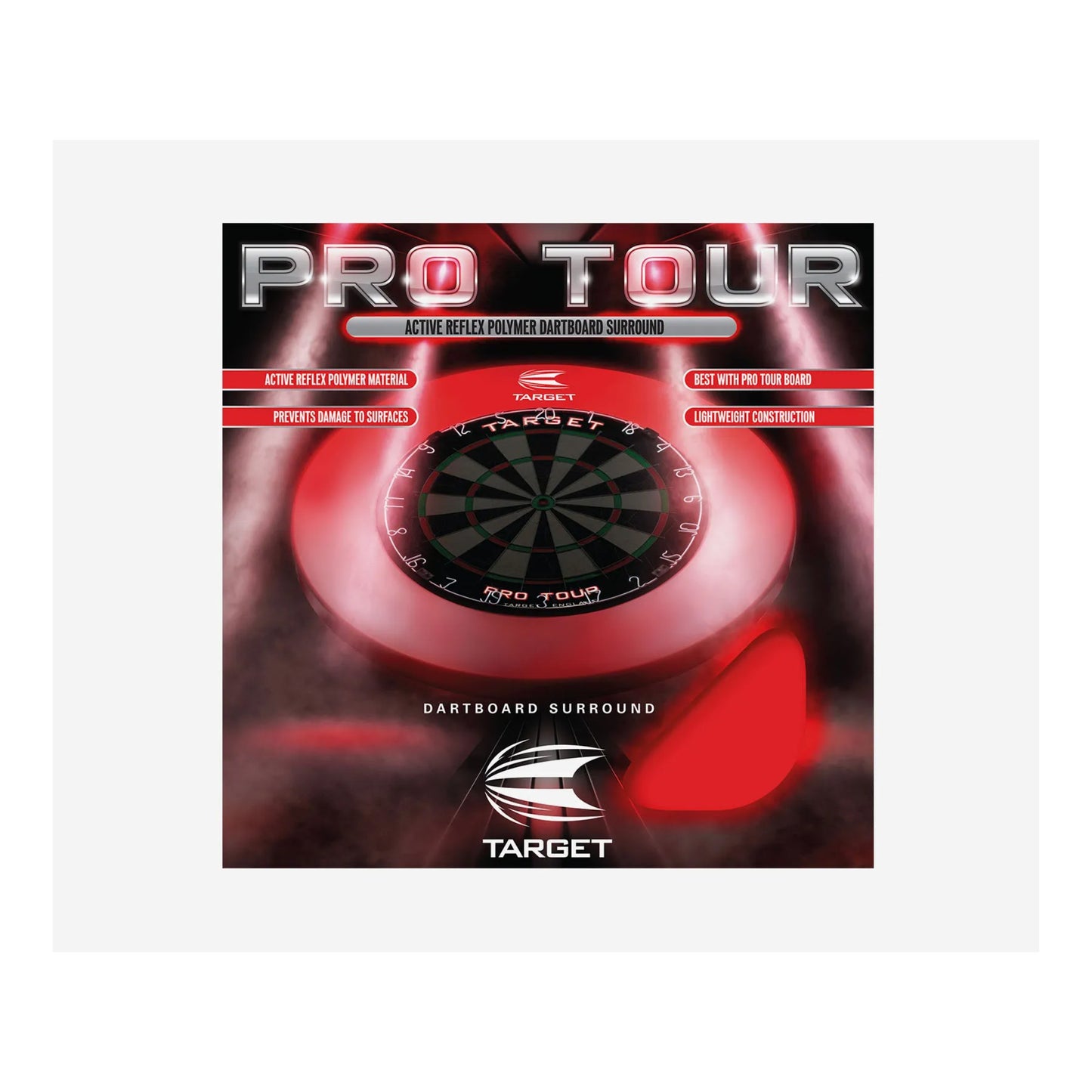 Pro Tour dartboard surround packaging