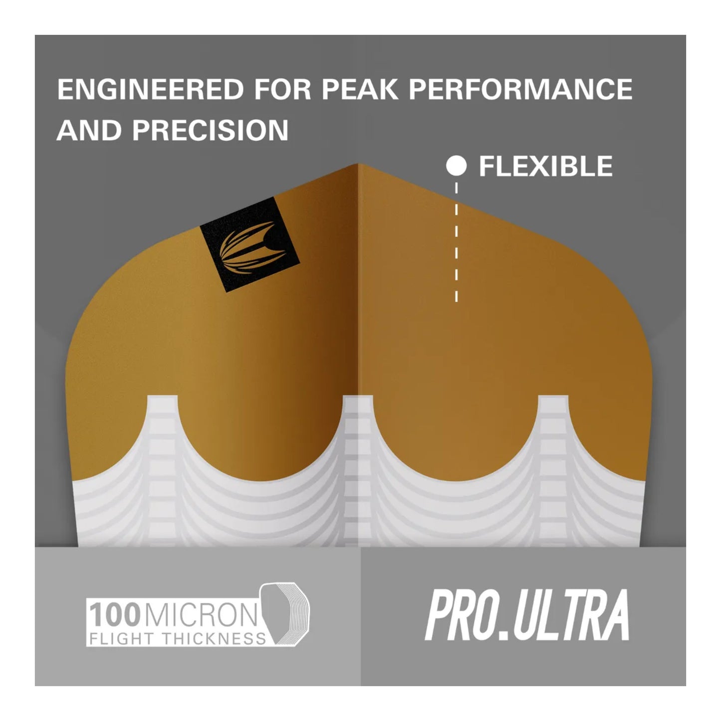 Target Redux flight showing 100 micron thickness detail